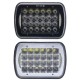 1pcs 6X7" 5D DC10-30V 72W IP67 LED Headlights Lamp Bulb Hi/Low Beam DRL for Truck Boat SUV