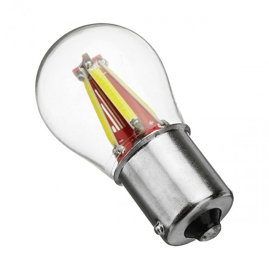 1156 BA15S 180° 8V-28V 4COB Car LED Turn Signal Light Bulb Reverse Buckup Lamp White