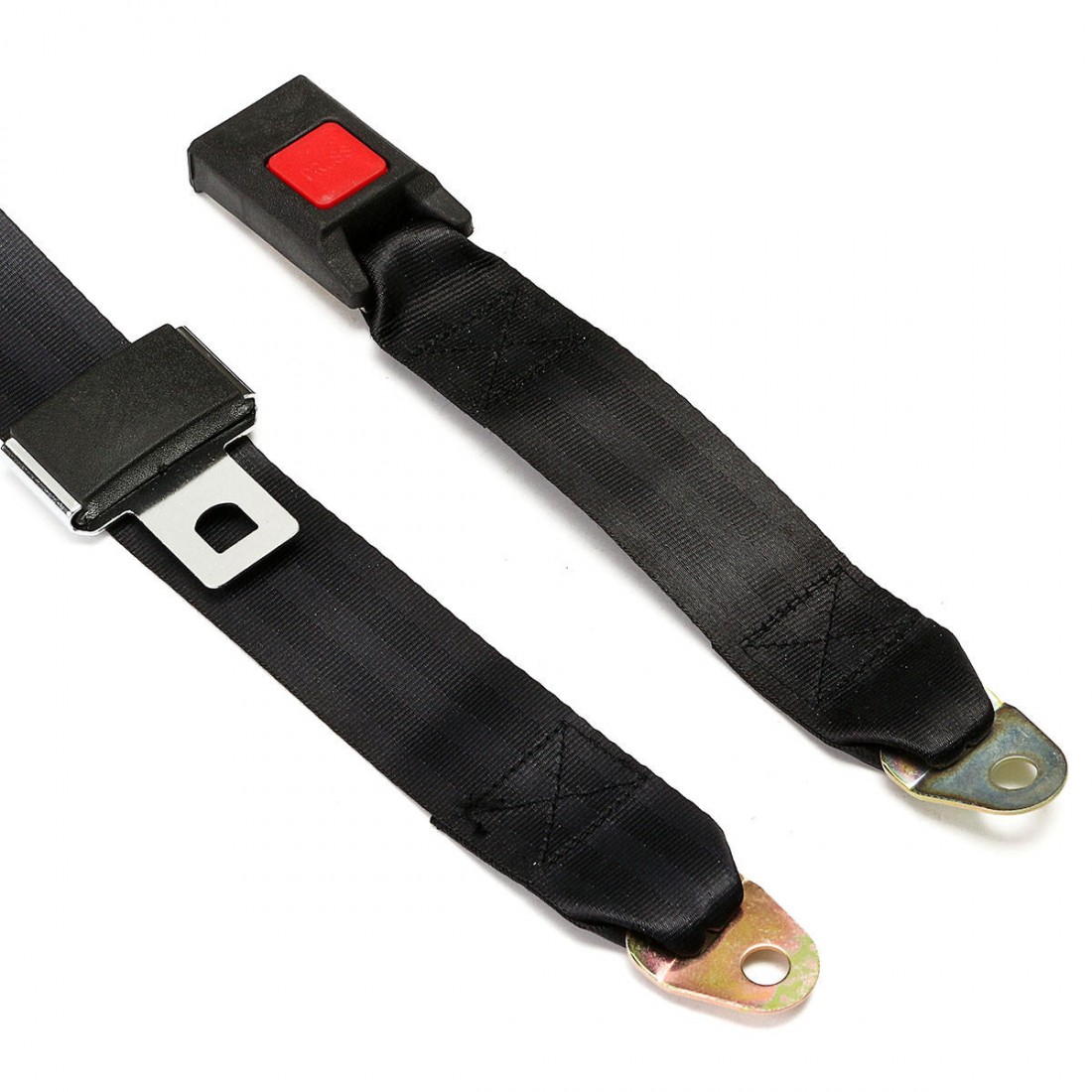 3 Point Black Safety Seat Belt For Racing Karting Go Kart Parts Cart ...