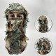 3D Full Face Mask Adult Camouflage Hunting Scarf Cap Balaclava Winter Hat Hood