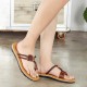 Men Casual Soft Sole Stylish Clip Toe Slippers Beach Shoes