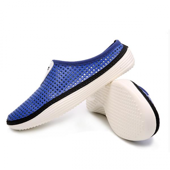 Men Mesh Slip On Sandals Breathable Cool Slippers