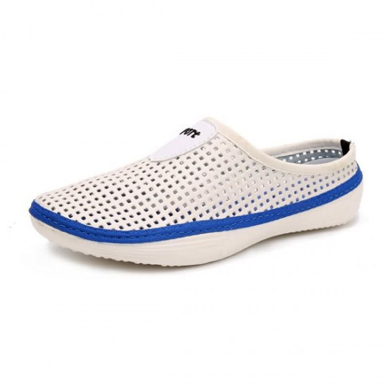 Men Mesh Slip On Sandals Breathable Cool Slippers