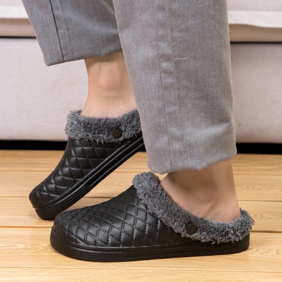 Men Size Casual Warm Soft Daily Home Slippers