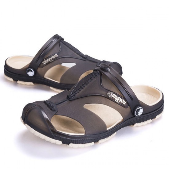 Men Slipper Beach Shoes Outdoor Soft Casual Sandals