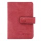 12 Card Slots Women Genuine Leather Minimalist Elegant Short Wallet Card Holder Purse