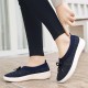 Athletic Casual Shoes Women Breathable Knitting Flats Loafers