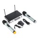 Archeer VHF Wireless Microphone System Home KTV Handheld Microphone Set for Conference Karaoke