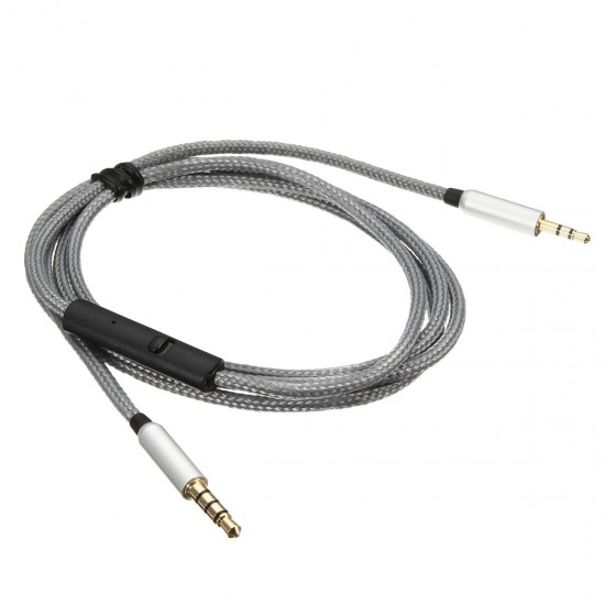 3.5mm to 2.5mm Replacement Headphone Cable Remote Microphone Mic for Bose Quiet Comfort 25 35 QC25 QC35 Headphone