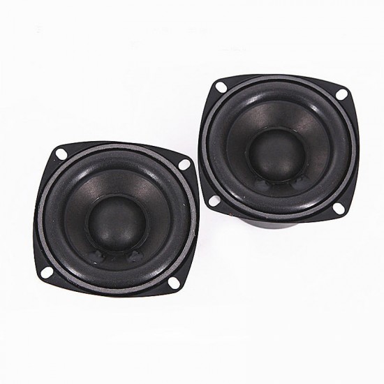 2Pcs 3 Inch Full Range Speaker Unit 4 Ohm 22W Home Bookshelf Speaker DIY Portable Loudspeaker Tweeter