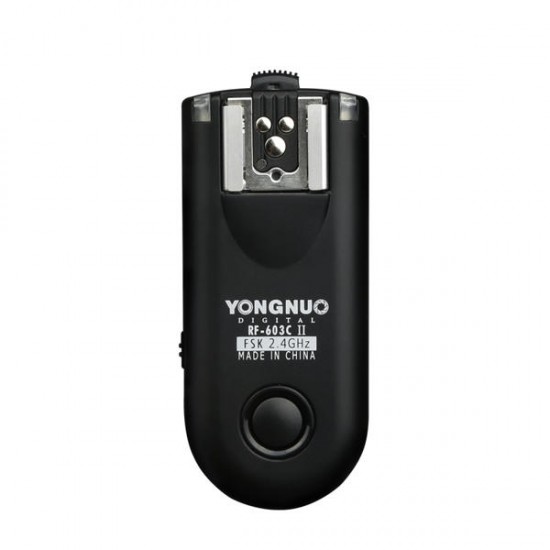 YONGNUO RF-603 II C1 Flash Trigger 2 Transceivers Set Shutter Release for Canon DSLR Camera