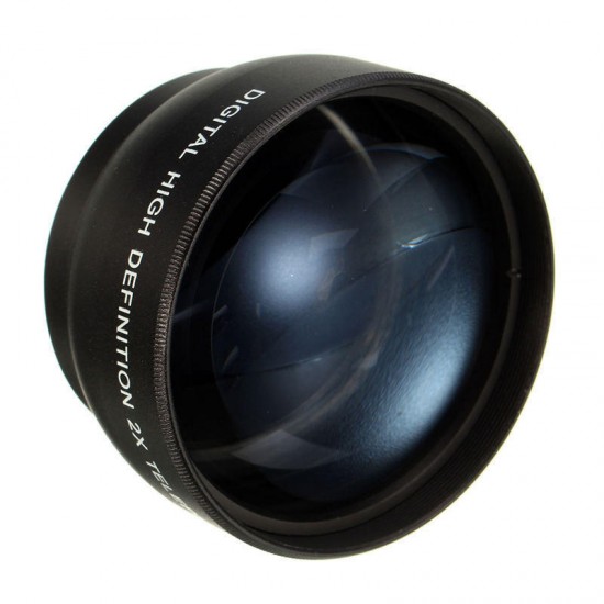 58mm 2x Magnification Telephoto Lens for Canon Eos Nikon Pentax DSLR Camera