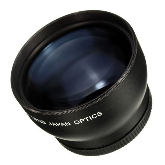 58mm 2x Magnification Telephoto Lens for Canon Eos Nikon Pentax DSLR Camera