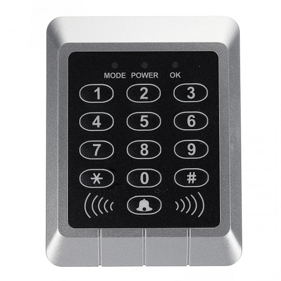 125KHz RFID ID Card Keypad Doorbell Door Lock Security Access Control System Kit