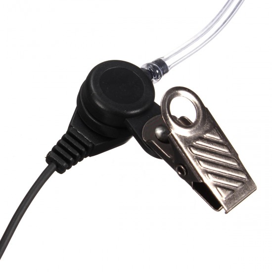 2 Pin Flexible Acoustic Tube Mic Earphone for Baofeng Kenwood Retevis TYT Walkie Talkie Two Way Radio Headset