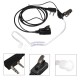 2 Pin Flexible Acoustic Tube Mic Earphone for Baofeng Kenwood Retevis TYT Walkie Talkie Two Way Radio Headset