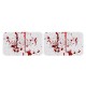 Bloody Skin Decals Stickers Cover for Xbox One S Game Console & 2 Controllers