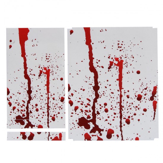 Bloody Skin Decals Stickers Cover for Xbox One S Game Console & 2 Controllers