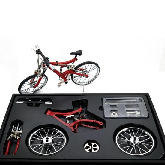 Bicycle Model Simulation DIY Alloy Mountain/Road Bicycle Set Decoration Gift Model