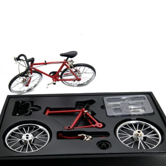 Bicycle Model Simulation DIY Alloy Mountain/Road Bicycle Set Decoration Gift Model