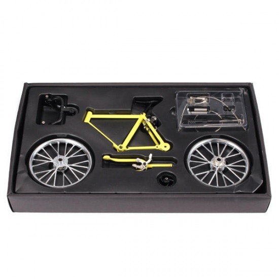 Bicycle Model Simulation DIY Alloy Mountain/Road Bicycle Set Decoration Gift Model