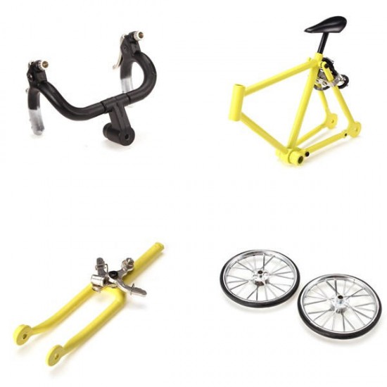 Bicycle Model Simulation DIY Alloy Mountain/Road Bicycle Set Decoration Gift Model