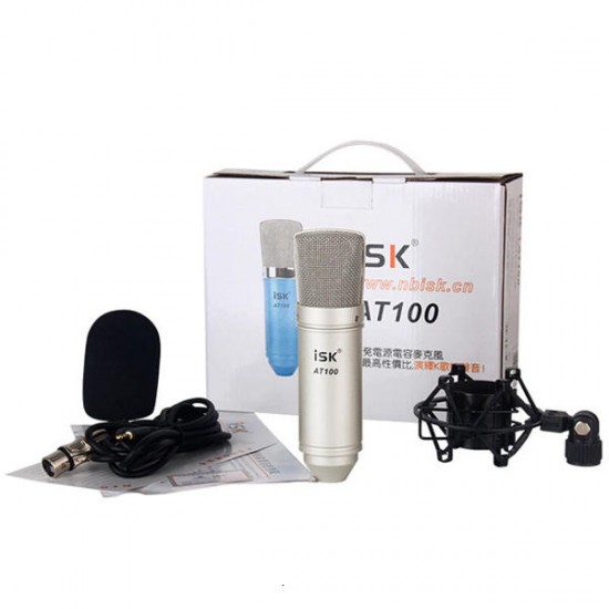 ISK AT100 Condenser Studio Microphone Sound Recording Microphone Kit