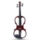 4/4 Electric Violin Full Size Basswood with Connecting Line Earphone & Case for Beginners