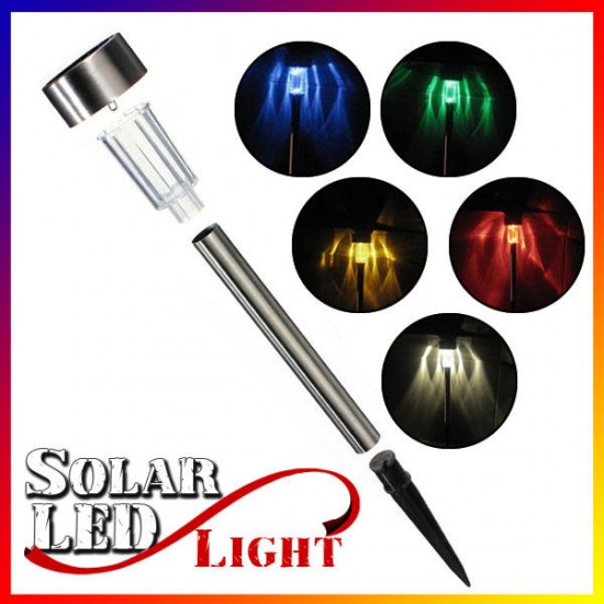 Solar Powered LED Outdoor Garden Landscape Spot Lamp