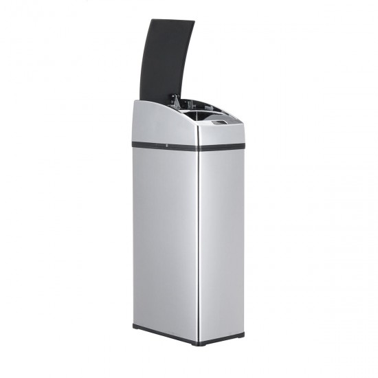 3L/4L Sensor Automatic Trash Can Dustbin Touchless Stainless Steel Waste Bins for Kitchen Office