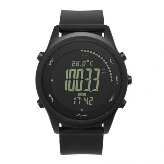 S3 Ultra Thin Outdoor Sport Watch Pedometer Compass Barometer Digital Watch