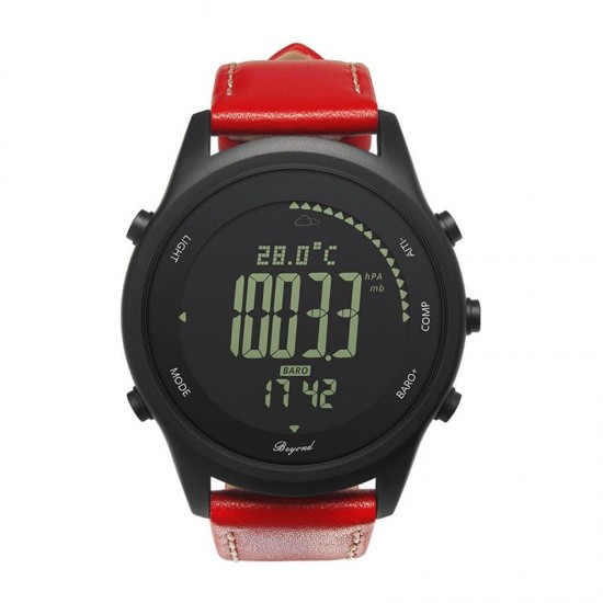 S3 Ultra Thin Outdoor Sport Watch Pedometer Compass Barometer Digital Watch