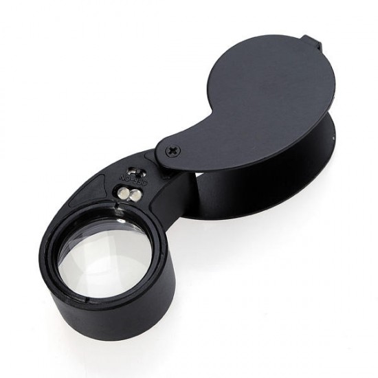 40X LED Eye Jeweller Magnifying Glass Magnifier Loupe