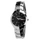 Casual Style Couple Wrist Watch Gift Stainless Steel Strap Quartz Movement Watches