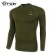 ESDY Outdoor Tactical Sports Thermal Underwear Elastic Fitness Long Sleeves T-shirt