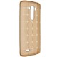 Ultra Slim Durable Cube Grid Protective TPU Soft Case Skin Back Cover For LG G3