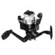 LEO Mini Fishing Rod Reel Combo Fibre Glass Aluminum Fishing Reel 5.1:1 Portable Hunting Fishing Tools