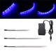 10CM 20CM 25CM SMD3528 1.2W LED Blue Strip Tape Aquarium Fish Tank Light+Power Supply DC12V