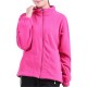 Women Brief Zipper Turtleneck Long Sleeve Fleece Thermal Outdoor Coat