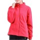 Women Brief Zipper Turtleneck Long Sleeve Fleece Thermal Outdoor Coat