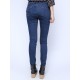 New Fashion Pencil Pants Retro Elastic Slim Blue Long Denim Jeans