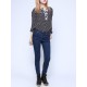 New Fashion Pencil Pants Retro Elastic Slim Blue Long Denim Jeans