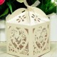 10PCS Heart Pattern Ribbon Laser Cut Hollow Out Wedding Candy Box Gift Chocolate Storage