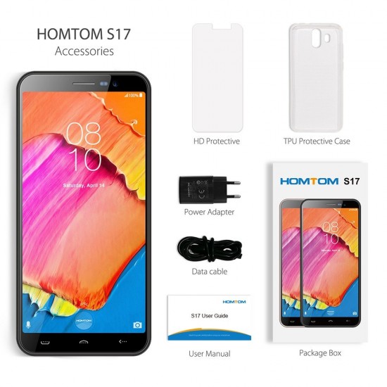 Homtom S17 3G Smartphone 2GB RAM 16GB ROM