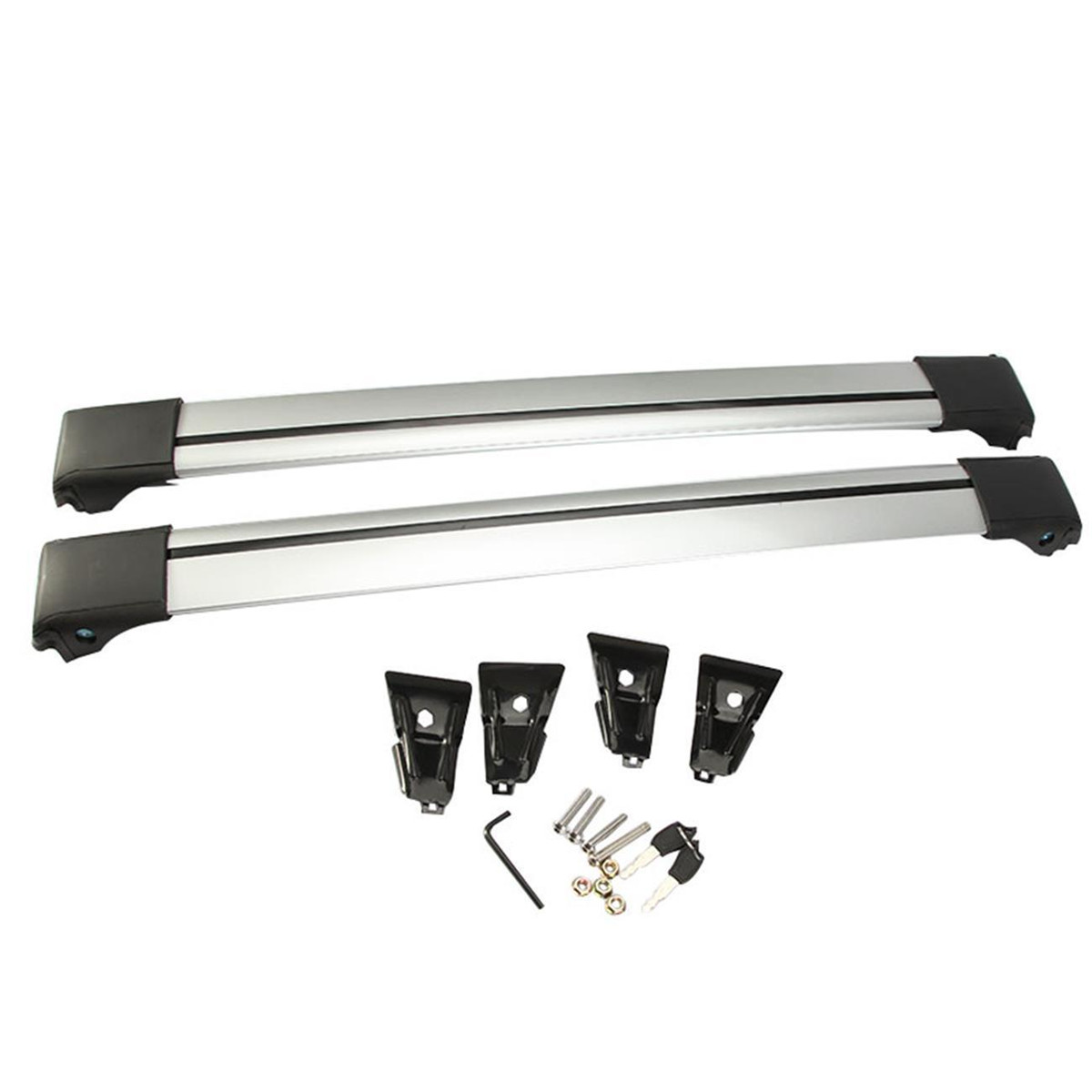 2Pcs-93-99cm-Car-Top-Rail-Roof-Rack-Cross-Bar-Luggage-Carrier-for-Raised-Rail-Universal-1379556