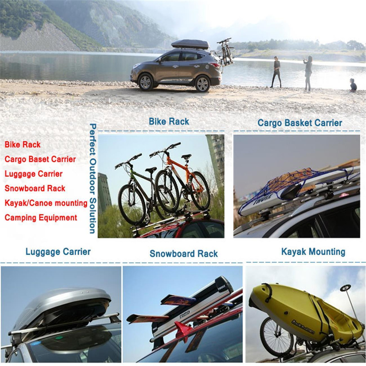 2Pcs-93-99cm-Car-Top-Rail-Roof-Rack-Cross-Bar-Luggage-Carrier-for-Raised-Rail-Universal-1379556