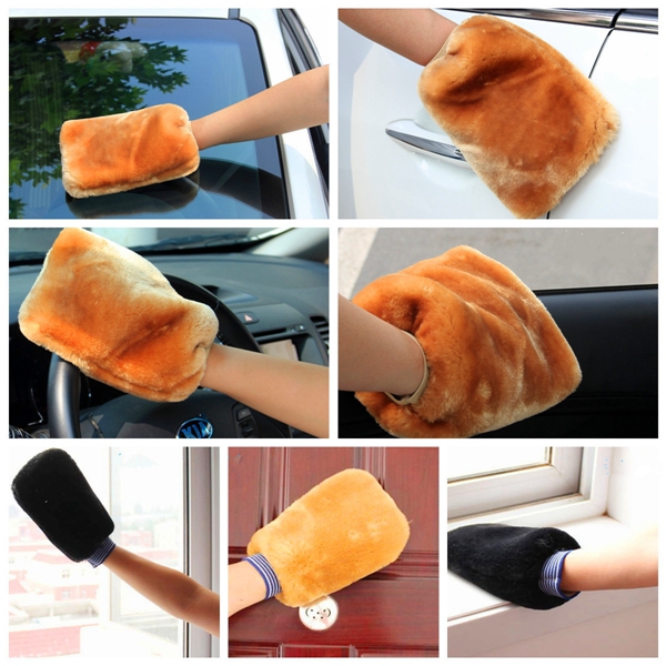 24x16cm-Motor-Auto-Home-Clean-Washing-Glove-Buffing-Polishing-Mitt-Lambswool-Wool-1009590