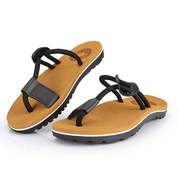 Men-Casual-Soft-Sole-Stylish-Clip-Toe-Slippers-Beach-Shoes-1289278