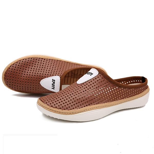 Men-Mesh-Slip-On-Sandals-Breathable-Cool-Slippers-1135134