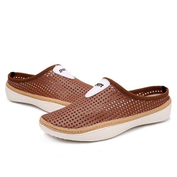 Men-Mesh-Slip-On-Sandals-Breathable-Cool-Slippers-1135134